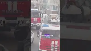 Пожарные не смогли проехать к дому из-за автохамов #казань #чп #пожар