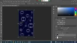 Bubbles design- adobe photoshop and illustrator