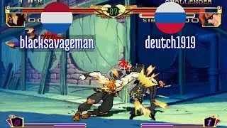 @jojobanr1: blacksavageman (NL) vs deutch1919 (RU) [JoJo HFTF jojoban Fightcade] Jul 13