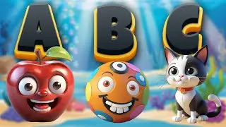 A for Apple | Fun ABC Alphabet Song for Kids | Learn A to Z with Cool 3D Animation