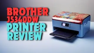 Brother MFC-J5340DW Color Inkjet Printer Review | Best Inkjet Printer for Mac