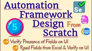 Verify Presence of Fields in Selenium | Data-Driven Example | Read Fields from Excel & Verify on UI