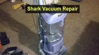 Shark vacuum cleaner troubleshooting and repair, how to replace the vacuum motor. - VOTD