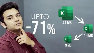 Reduce Excel File Size in 5 Minutes Without any Software | Advance Excel Tutorial 