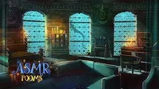 Harry Potter Inspired ASMR - 🐍 Slytherin Dormitory 🐍 - Calming Underwater Magic Ambience