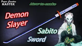 How to Make a Demon Slayer Sabito Sword out of paper