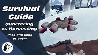 Quartering VS Harvesting | How To Survive The Long Dark