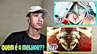 REACT!!! RAP DO ADÃO - O Primeiro Humano /// RAP DO ZEUS - O Pai Dos Deuses  [Storms]