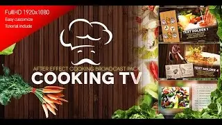 Cooking TV - After Effects Template Cook Broadcast Pack