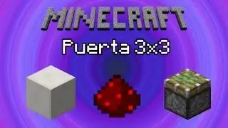 Minecraft - Puerta Compacta 3x3