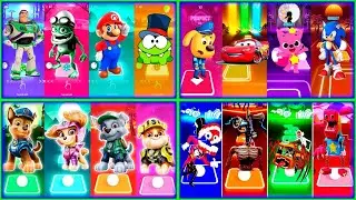 Tiles Hop EDM Rush:The Amazing Digital Circus __ Paw Patrol __ McQueen __ Pinkfong __ Sonic __ Mario