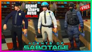 UNLOCK POLICE NOOSE OUTFIT, Get Cop Uniform, AGENTS Of Sabotage, GTA 5 DLC 2025 (GTA Online Update)