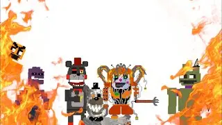 Коротко о сюжете FNAF с 1 по 6 часть. (Не выложенный контент)