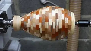 Woodturning - SCRAP WOOD Segmented Vase