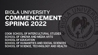 Commencement Spring 2022 — Ceremony A