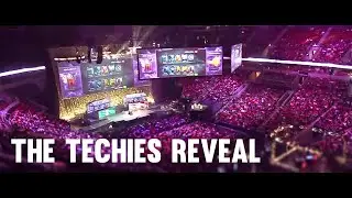 Dota 2 - The Techies Reveal (TI4 - Crowd view from inside the Stadium)