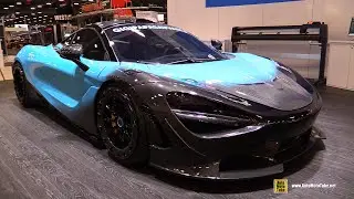 Painted in Fade Blue to Carbon Fiber Mclaren 720S - Walkaround - 2021 SEMA