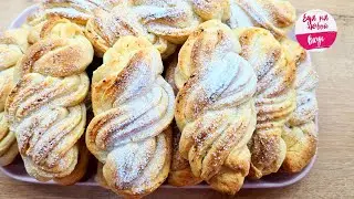 The fastest dough: no waiting, you can bake immediately! Not buns, NOT cookies. Cottage Cheese Twist