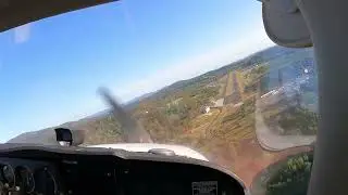 Cessna 172 Practice Landing Placerville, Columbia, Cameron Park, California
