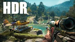 Сравниваю картинку с HDR и БЕЗ в игре Far Cry 5 . Как включить HDR в игре ?