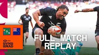 Dramatic golden point thriller | Ireland v New Zealand | HSBC SVNS Madrid | Full Match Replay