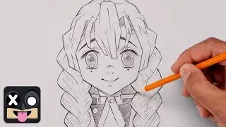 How To Draw Mitsuri | Demon Slayer