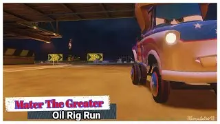 Cars 2 The Video Game | Mater The Greater - Battle Race | Oil Rig Run 9 Laps