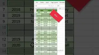 Amazing trick to remove blank rows in seconds💪#exceltips #exceltricks