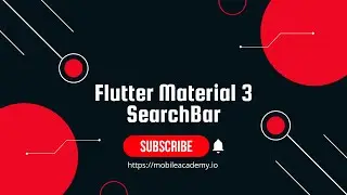 Flutter | Material 3 | SearchBar