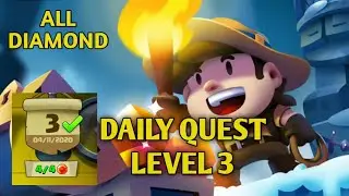 DAILY QUEST LEVEL 3 Diamond Quest: Dont Rush gameplay