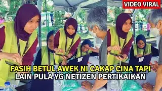 GADIS PETAH BERCAKAP MANDARIN DI TEMPAT MENGUNDI CURI PERHATIAN