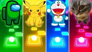 Among Us EDM vs Pikachu vs Doraemon vs Chipi Chipi Chapa Chapa - Tiles Hop EDM Rush