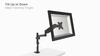 Mount-It! Single Monitor Arm Mount | Desk Stand | Full Motion Height Adjustable Articulating Reviews