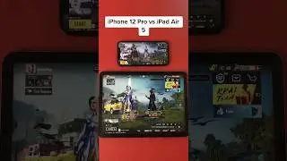 iPhone 12 Pro vs iPad Air 5 PUBG SPEED TEST 