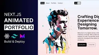 Next.js Animated Portfolio Website with Framer Motion & Tailwind CSS | Next.js Beginner Project