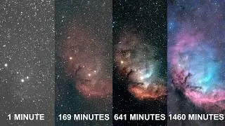 30 Days On the Tulip Nebula: Watch Prolonged Imaging Unveil a Dim, Challenging DSO