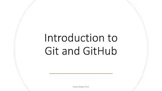 Introduction to Git and GitHub Workshop