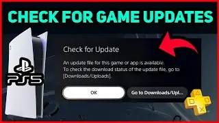 PS5 HOW TO CHECK FOR GAME UPDATES NEW!