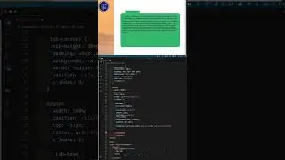 Learn This New CSS Tabs Design | Moving CSS Tab | #css #ytshorts #codingshorts