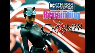 Eaglemoss DC Chess Set Review and Repainting! (Catwoman)