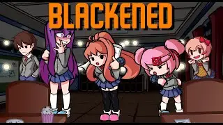 BLACKENED But Yuri, Natsuki And Monika Sing it (FNF Cover) (FNF X Danganronpa x DDLC) +FLP!!!