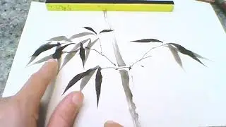 Tutorial per disegnare la magnolia e il bambù con la tecnica del Sumi-E antica pittura giapponese