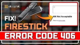 Firestick Error 406: What It Is and How to Fix It Fast!