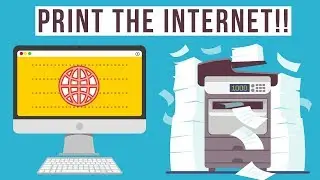 How Much Paper Would It Take to Print the Internet?