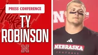 Nebraska Football DL Ty Robinson Colorado post game comments I Nebraska Huskers I GBR