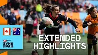 Canada STUN Australia | Canada v Australia | Highlights | SVNS Vancouver