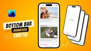 Build a Custom Animated Bottom Bar with Flash Effect in SwiftUI on IOS 17.0