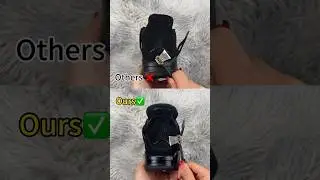 Real Vs Fake Black Cat Jordan 4 #shorts #sneakerhead #viral