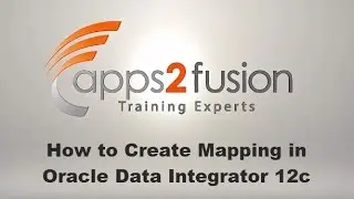 How to Create Mapping in Oracle Data Integrator (ODI) 12c