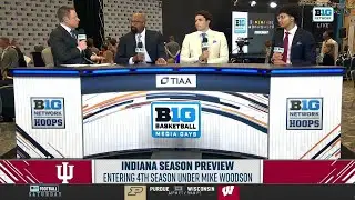 Season Preview With Indiana's Mike Woodson, Trey Galloway, Myles Rice | B1G Media Day